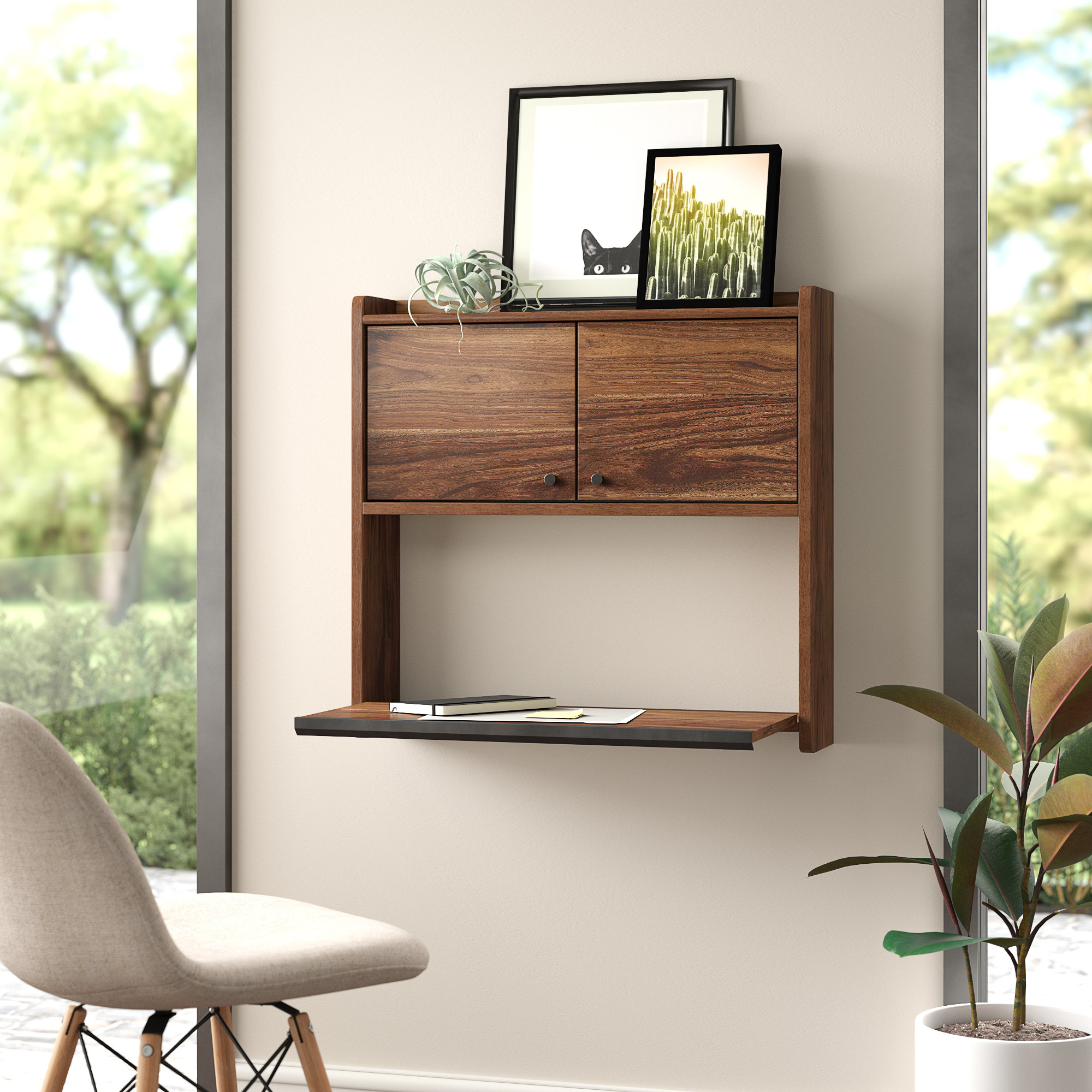 Wayfair wall mounted desk sales